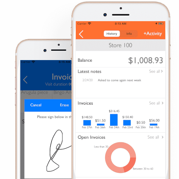 Facturación móvil para QuickBooks®, SAP y Xero iPhone recortado recortado transparente 4 1
