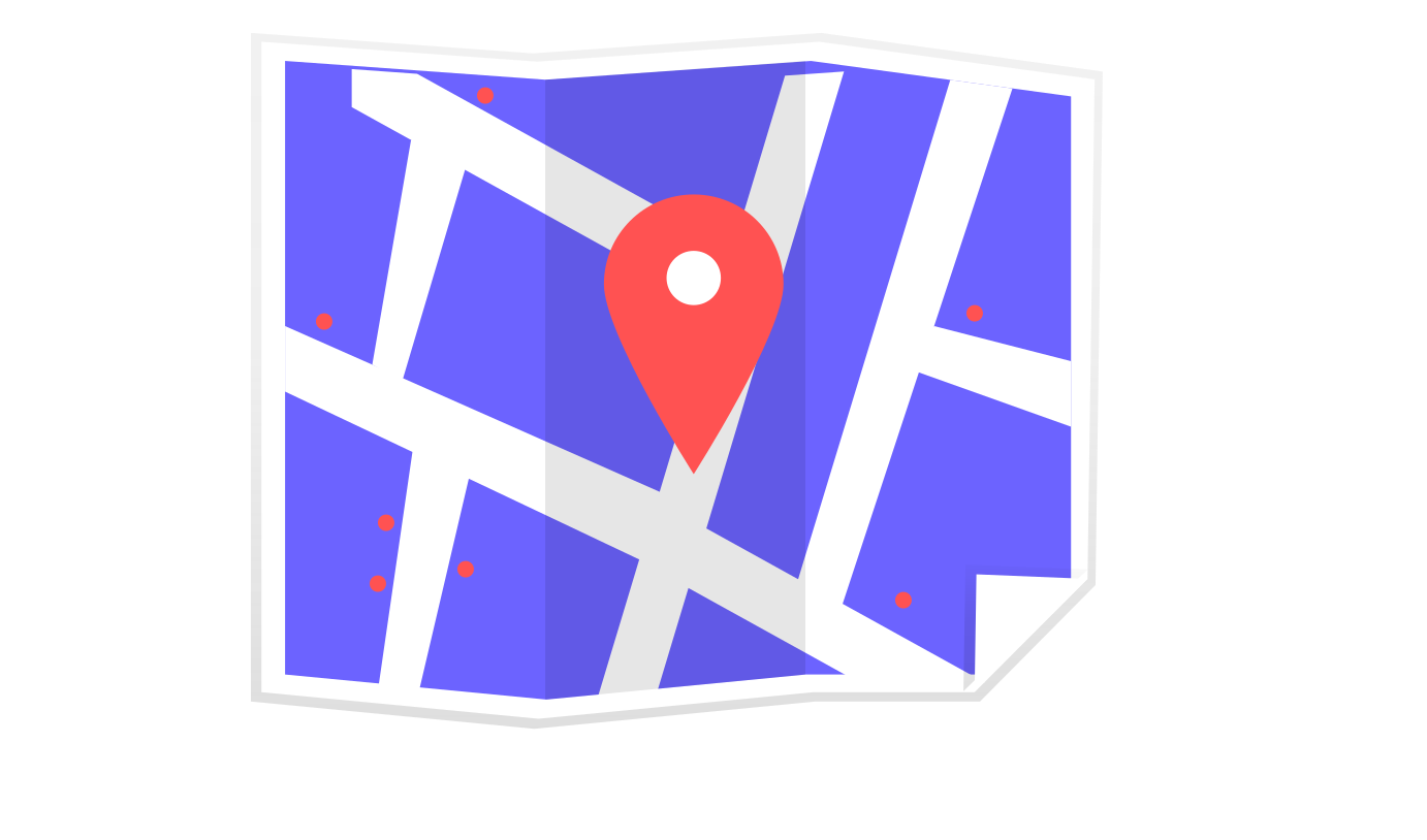 vector graphic of map