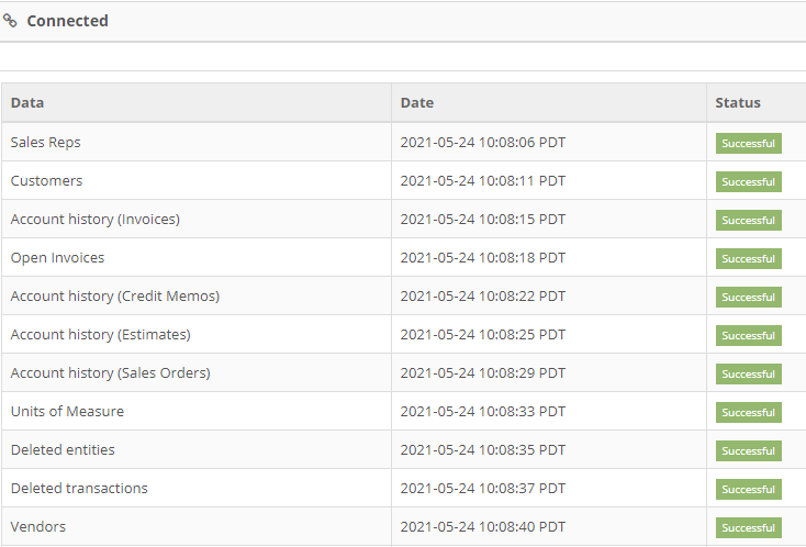 sincronización de conexión Quickbooks recortada recortada