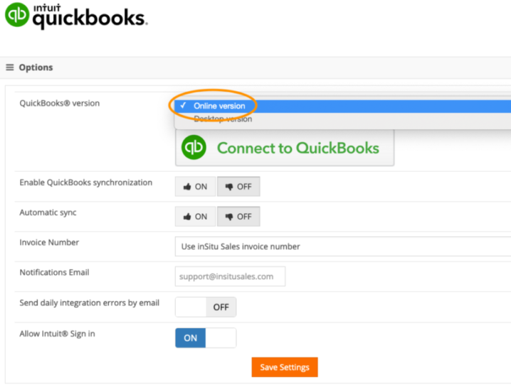 Quickbooks en línea