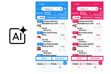 New Features AI orders 1