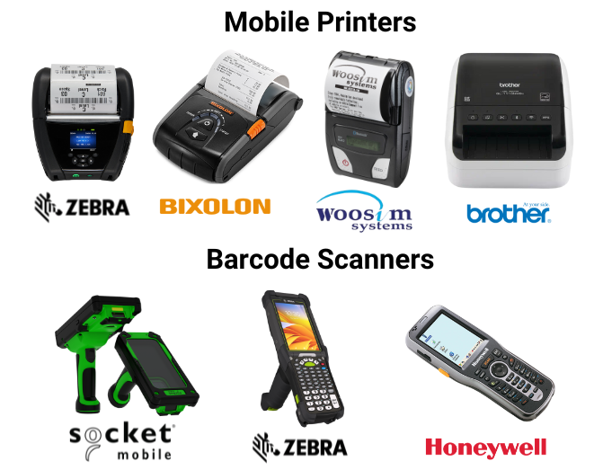 Mobile Invoicing Bluetooth Printing Scanners