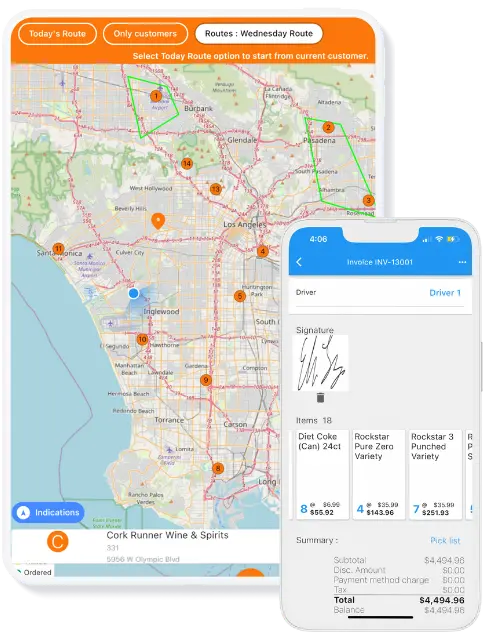 DSD App with invoicing 3