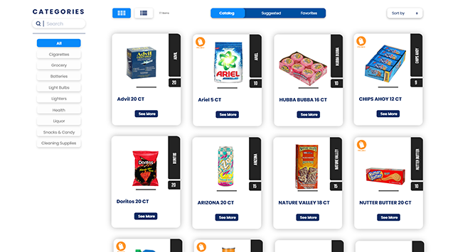 ecommerce product catalog demo