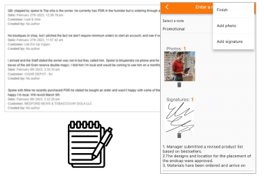 New Features leave visit notes 2