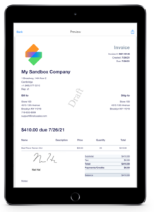 mobile invoice printer