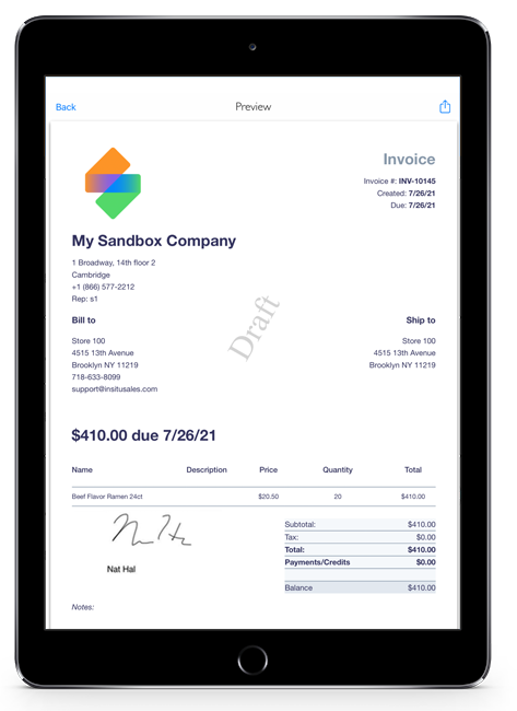 mobile app previews on phone and tablet