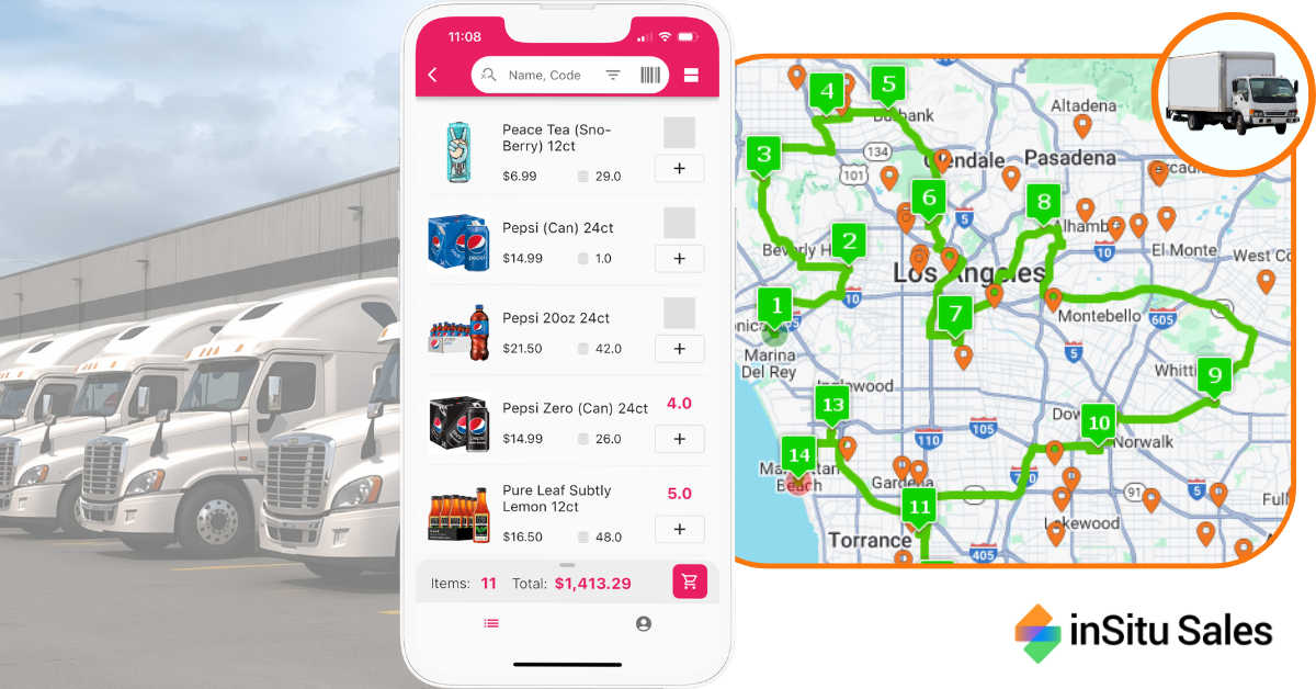 software móvil de rutas para cpg