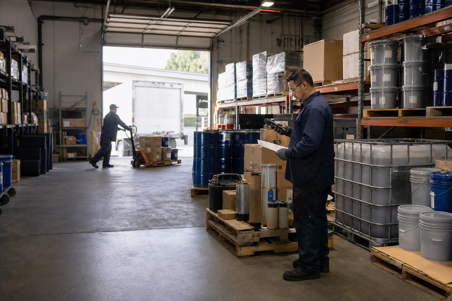 DSD App Lubricants & Automotive wholesale distribution operation