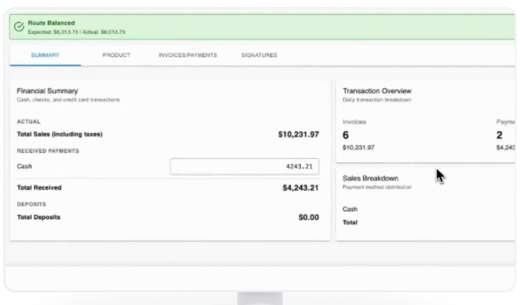route settlement desktop admin